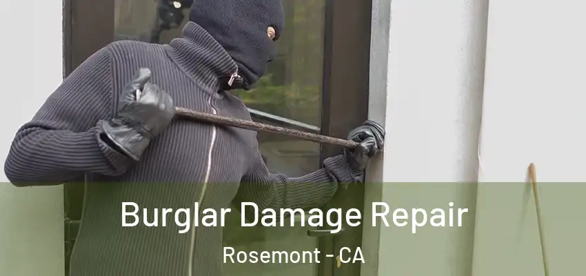 Burglar Damage Repair Rosemont - CA