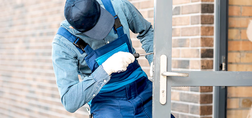 Pivot Storefront Door Locks Installation in Rosemont, California